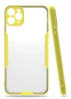 BFS  iPhone 11 Pro Kılıf Platin Silikon - Sarı