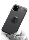 BFS  iPhone 11 Pro Kılıf Range Yüzüklü Silikon - Mavi