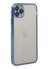 BFS  iPhone 11 Pro Kılıf Razer Lensli Silikon - Açık Mavi