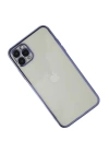 BFS  iPhone 11 Pro Kılıf Razer Lensli Silikon - Mor