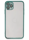 BFS  iPhone 11 Pro Kılıf Razer Lensli Silikon - Yeşil