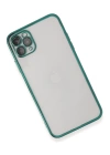 BFS  iPhone 11 Pro Kılıf Razer Lensli Silikon - Yeşil