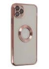 BFS  iPhone 11 Pro Kılıf Slot Silikon - Rose Gold