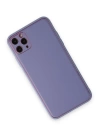 BFS  iPhone 11 Pro Max Kılıf Coco Deri Silikon Kapak - Açık Lila