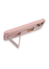 BFS  iPhone 11 Pro Max Kılıf Coco Deri Standlı Kapak - Pembe