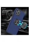 BFS  iPhone 11 Pro Max Kılıf Elit Yüzüklü Kapak - Lacivert