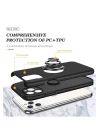 BFS  iPhone 11 Pro Max Kılıf Elit Yüzüklü Kapak - Siyah