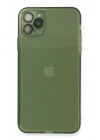 BFS  iPhone 11 Pro Max Kılıf Fly Lens Silikon - Yeşil