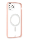 BFS  iPhone 11 Pro Max Kılıf Grand Magneticsafe Kapak - Pembe