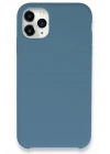 BFS  iPhone 11 Pro Max Kılıf Lansman Legant Silikon - Açık Mavi