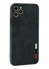 BFS  iPhone 11 Pro Max Kılıf Loop Deri Silikon - Lacivert