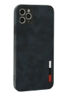 BFS  iPhone 11 Pro Max Kılıf Loop Deri Silikon - Lacivert