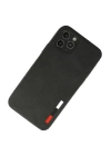 BFS  iPhone 11 Pro Max Kılıf Loop Deri Silikon - Siyah