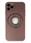BFS  iPhone 11 Pro Max Kılıf Lukka Magneticsafe Kapak - Kahverengi