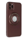 BFS  iPhone 11 Pro Max Kılıf Lukka Magneticsafe Kapak - Kahverengi