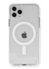 BFS  iPhone 11 Pro Max Kılıf Magneticsafe Şeffaf Silikon - Şeffaf