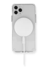 BFS  iPhone 11 Pro Max Kılıf Magneticsafe Şeffaf Silikon - Şeffaf