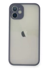 BFS  iPhone 11 Pro Max Kılıf Montreal Silikon Kapak - Gri