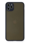 BFS  iPhone 11 Pro Max Kılıf Montreal Silikon Kapak - Lacivert