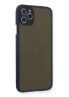 BFS  iPhone 11 Pro Max Kılıf Montreal Silikon Kapak - Lacivert