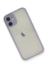 BFS  iPhone 11 Pro Max Kılıf Montreal Silikon Kapak - Mor