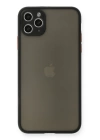 BFS  iPhone 11 Pro Max Kılıf Montreal Silikon Kapak - Siyah
