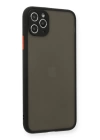 BFS  iPhone 11 Pro Max Kılıf Montreal Silikon Kapak - Siyah