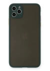 BFS  iPhone 11 Pro Max Kılıf Montreal Silikon Kapak - Yeşil