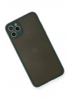 BFS  iPhone 11 Pro Max Kılıf Montreal Silikon Kapak - Yeşil