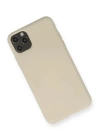 BFS  iPhone 11 Pro Max Kılıf Nano içi Kadife Silikon - Bej