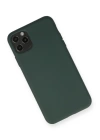 BFS  iPhone 11 Pro Max Kılıf Nano içi Kadife Silikon - Koyu Yeşil