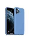 BFS  iPhone 11 Pro Max Kılıf Nano içi Kadife Silikon - Mavi