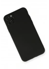 BFS  iPhone 11 Pro Max Kılıf Nano içi Kadife Silikon - Siyah