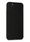 BFS  iPhone 11 Pro Max Kılıf Nano içi Kadife Silikon - Siyah