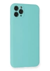 BFS  iPhone 11 Pro Max Kılıf Nano içi Kadife Silikon - Turkuaz