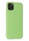 BFS  iPhone 11 Pro Max Kılıf Nano içi Kadife Silikon - Yeşil
