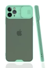 BFS  iPhone 11 Pro Max Kılıf Platin Kamera Koruma Silikon - Açık Yeşil