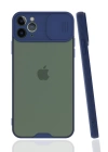BFS  iPhone 11 Pro Max Kılıf Platin Kamera Koruma Silikon - Lacivert