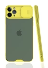 BFS  iPhone 11 Pro Max Kılıf Platin Kamera Koruma Silikon - Sarı