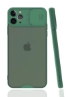 BFS  iPhone 11 Pro Max Kılıf Platin Kamera Koruma Silikon - Yeşil