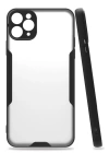 BFS  iPhone 11 Pro Max Kılıf Platin Silikon - Siyah