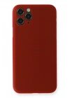 BFS  iPhone 11 Pro Max Kılıf PP Ultra İnce Kapak - Kırmızı