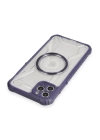 BFS  iPhone 11 Pro Max Kılıf Prag Magneticsafe Kapak - Derin Mor