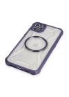 BFS  iPhone 11 Pro Max Kılıf Prag Magneticsafe Kapak - Derin Mor