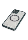 BFS  iPhone 11 Pro Max Kılıf Prag Magneticsafe Kapak - Koyu Yeşil