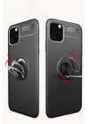 BFS  iPhone 11 Pro Max Kılıf Range Yüzüklü Silikon - Kırmızı