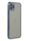 BFS  iPhone 11 Pro Max Kılıf Razer Lensli Silikon - Açık Mavi