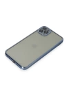 BFS  iPhone 11 Pro Max Kılıf Razer Lensli Silikon - Açık Mavi