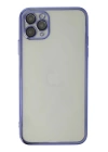 BFS  iPhone 11 Pro Max Kılıf Razer Lensli Silikon - Mor