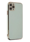 BFS  iPhone 11 Pro Max Kılıf Volet Silikon - Açık Yeşil
